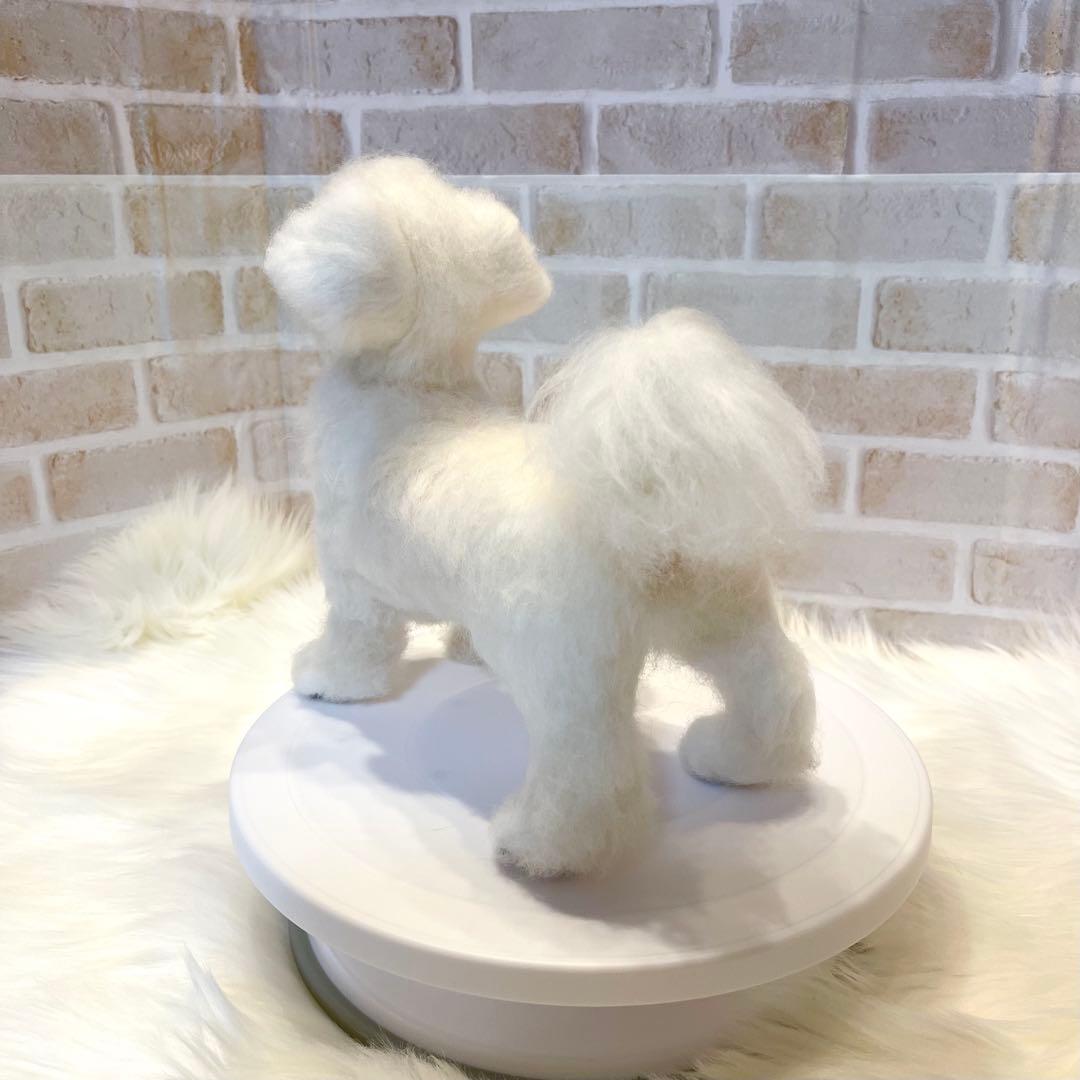 ジ*原様 羊毛フェルト　マルチーズ　momoichigo