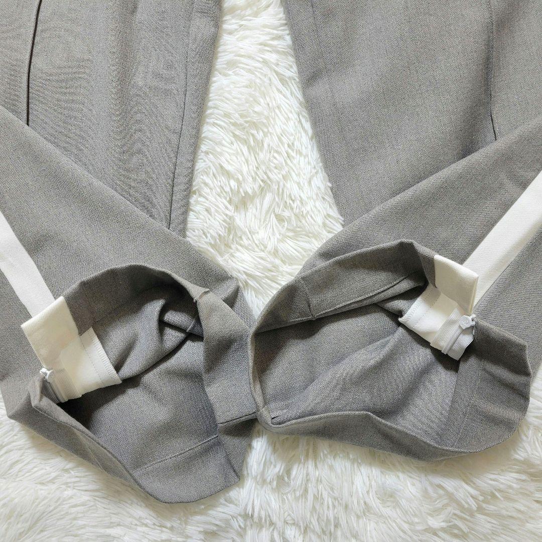 ♡2025winter♡トーマスマグパイ♡ストレッチ ライン パンツ グレー