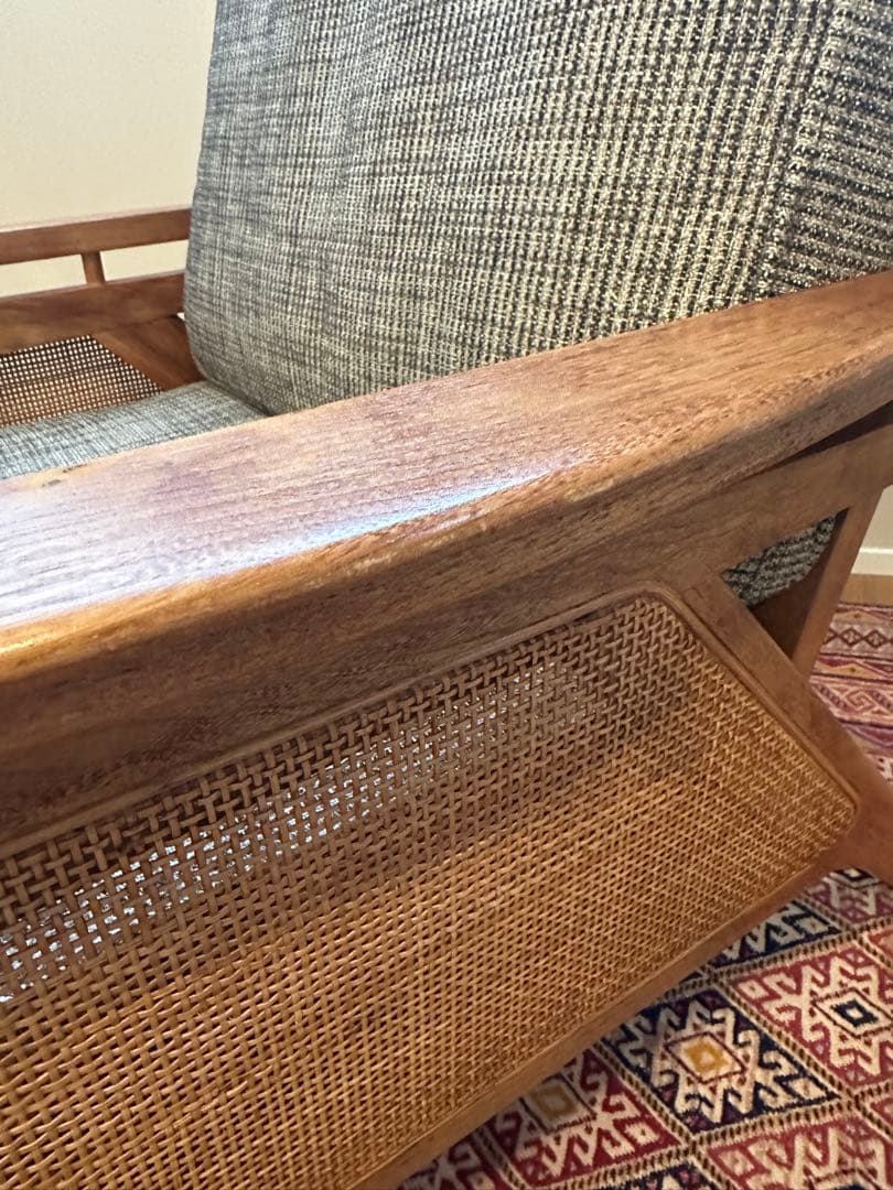 ぱんちACME Furniture WICKER ウィッカーラウンジチェア