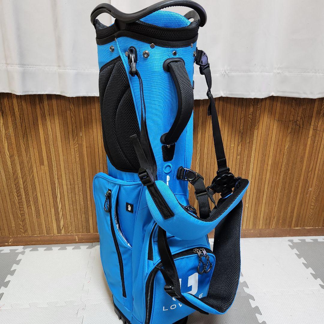 【新品未使用】14分割 LOVACE 青 キャディバッグ