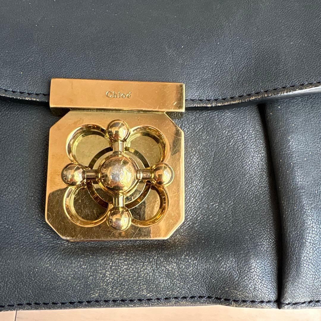 Chloe クロエ エルシー elsie ショルダーバッグ グレー