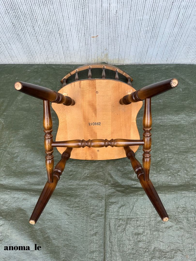 【ダイニングチェア】2　飛騨産業　キツツキ　穂高　スティックバック　ウィンザー