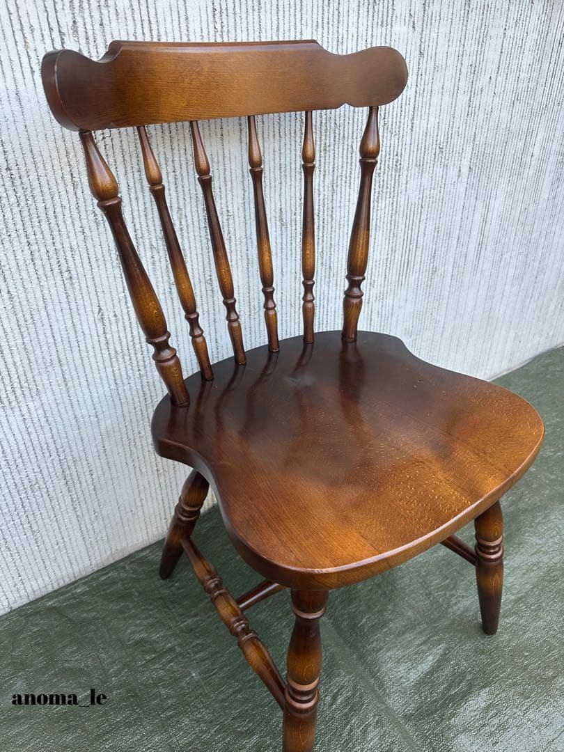 【ダイニングチェア】2　飛騨産業　キツツキ　穂高　スティックバック　ウィンザー