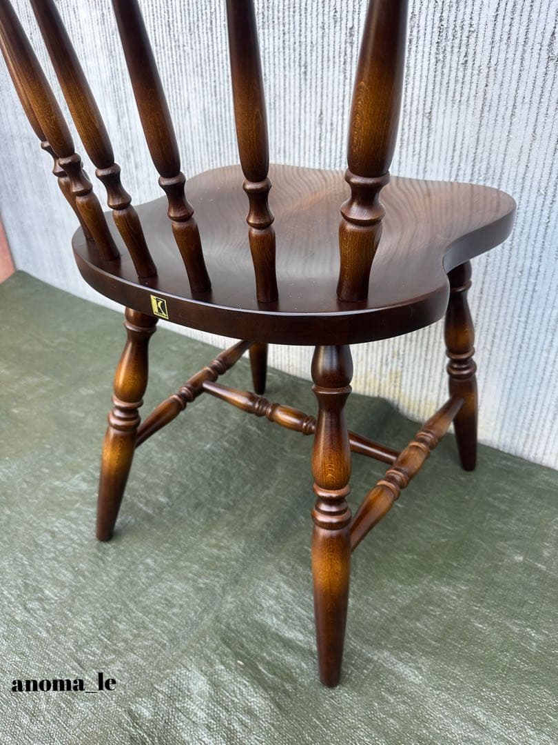 【ダイニングチェア】2　飛騨産業　キツツキ　穂高　スティックバック　ウィンザー