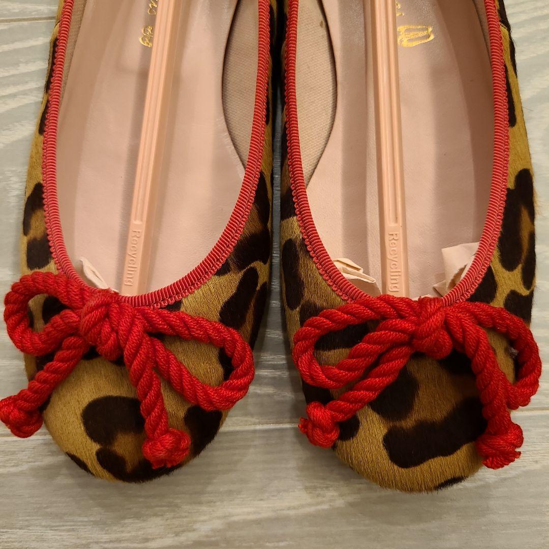 PrettyBallerinas レオパード柄 バレエシューズ　美品