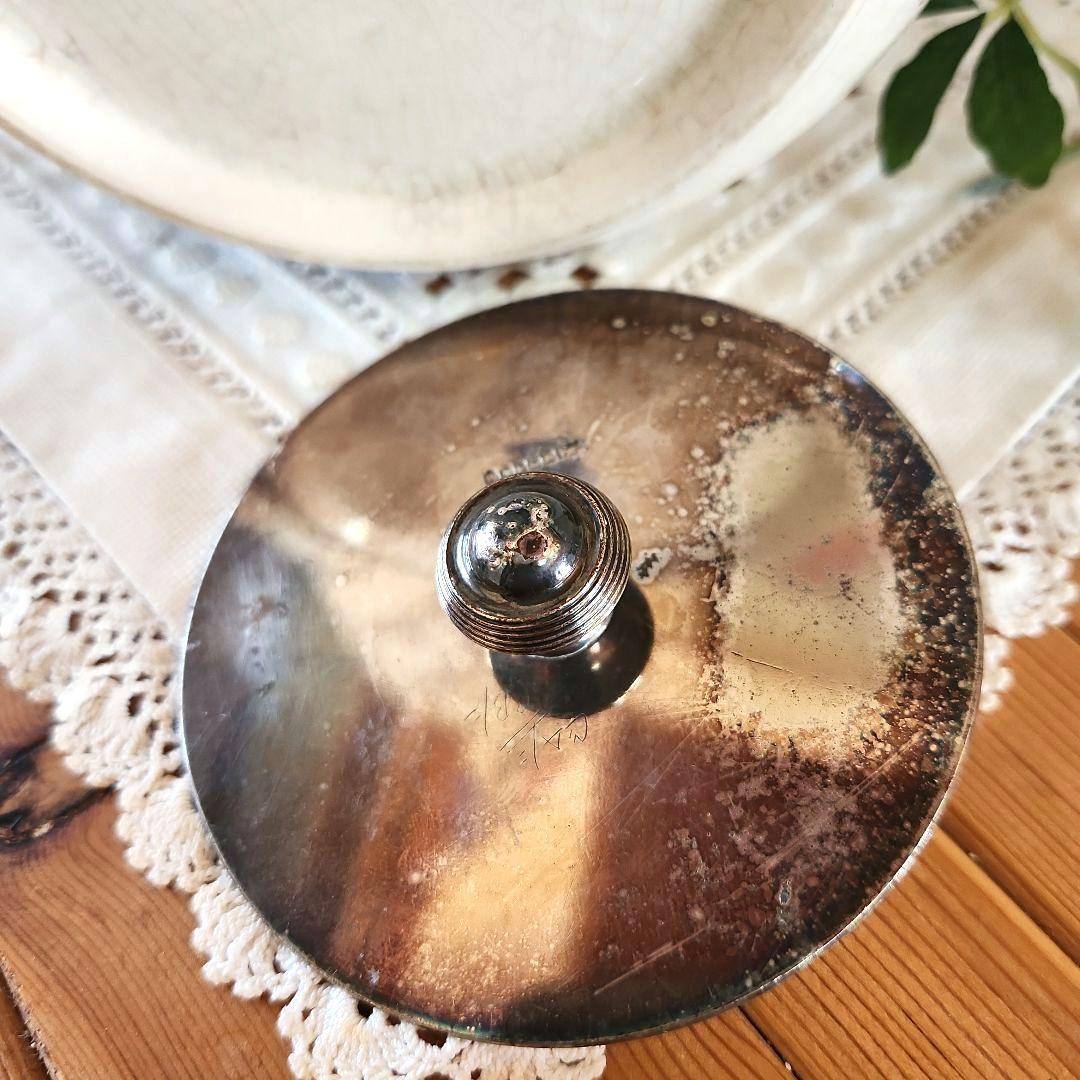 青い花　クッキージャー　ジャー　イギリス　古い　ロイヤルドルトン