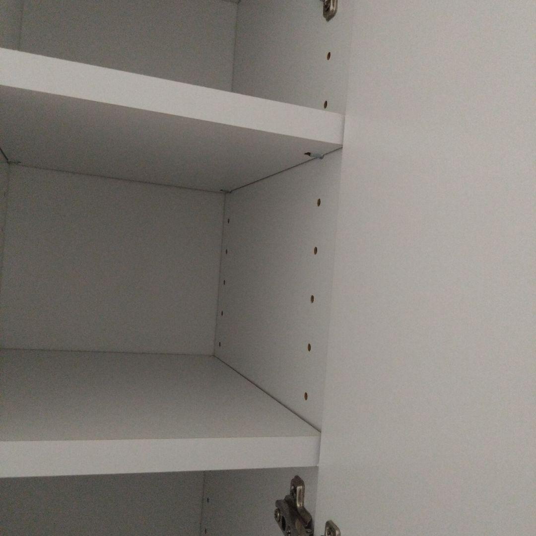 隙間収納　幅25センチ　白