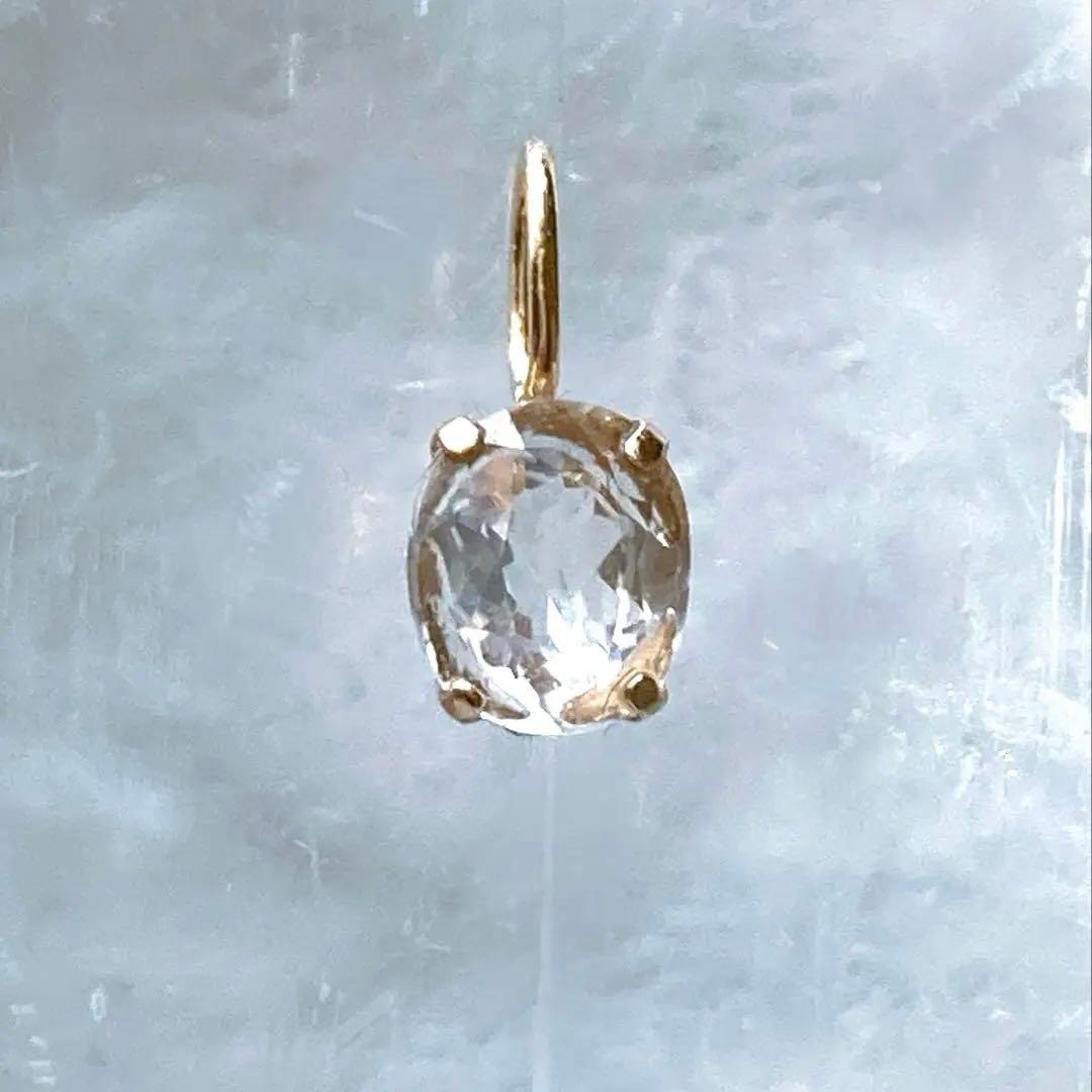 フェナカイト 10金 ペンダントトップ（マダガスカル産）