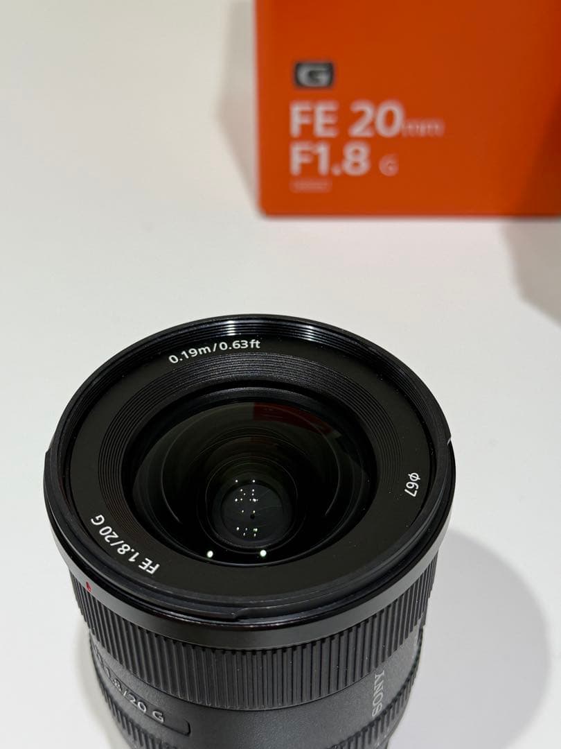 【美品】SONY カメラレンズ FE20mm F1.8G
