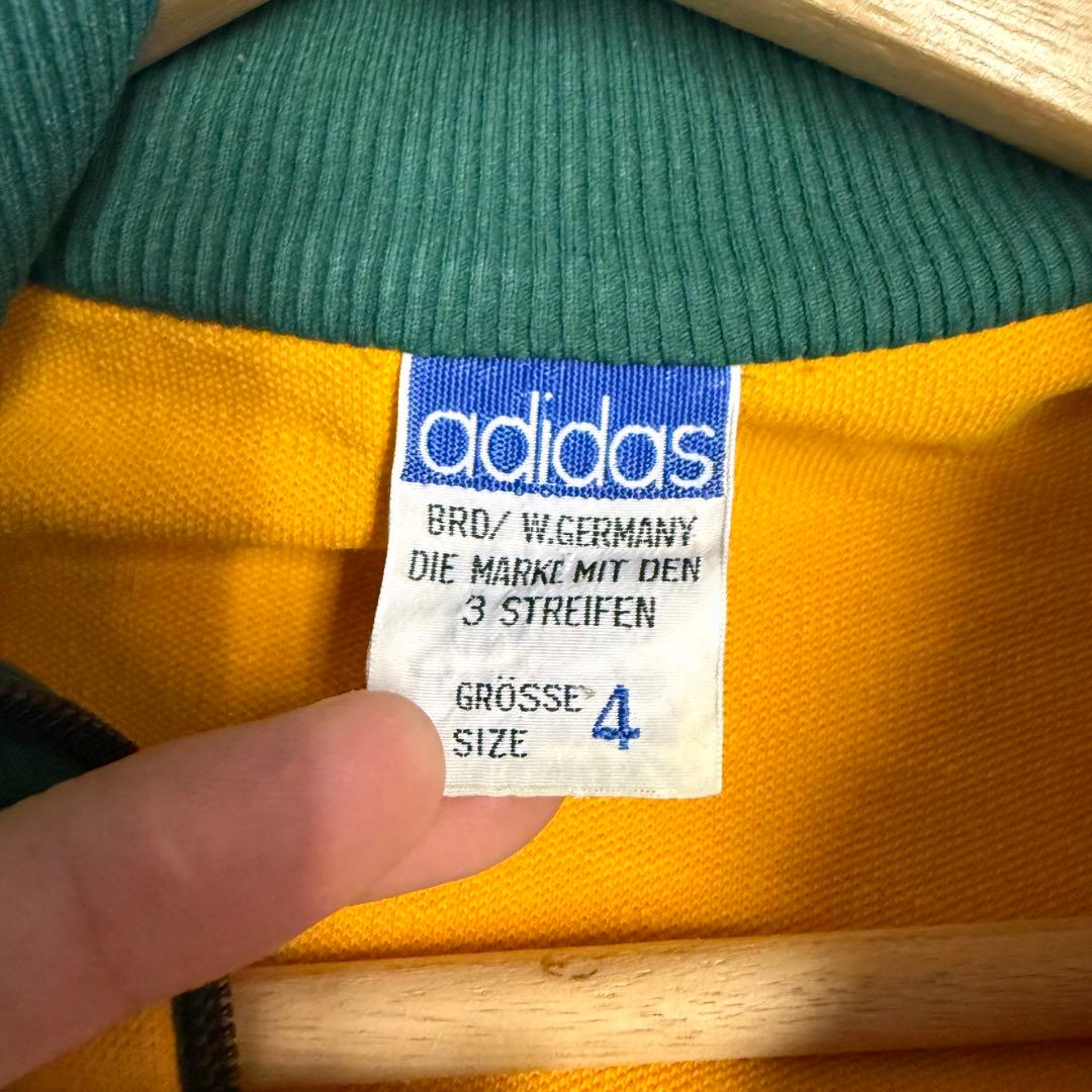 70's adidas トラックジャケット ジャージ 西ドイツ デサント製