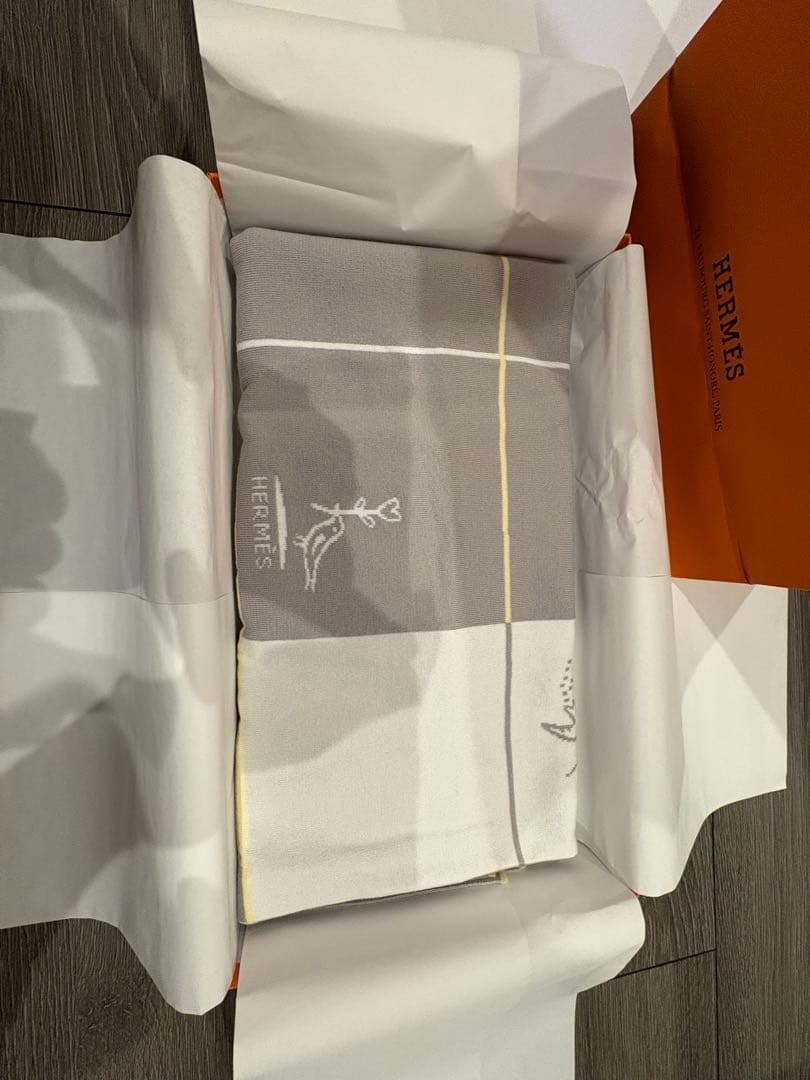 新品未使用 極美品 HERMES プレード ブランケット [カブリオル]