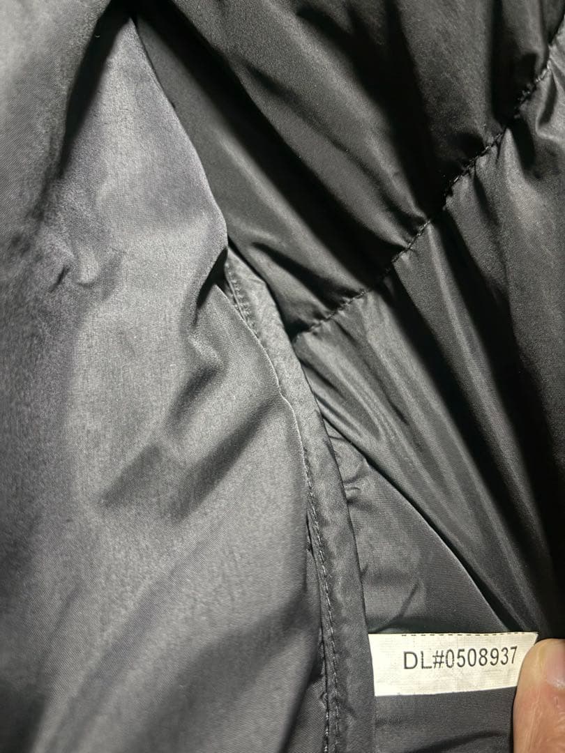 ノースフェイス　ヌプシ　センターロゴ　700fil 　ブラック　XL 90s