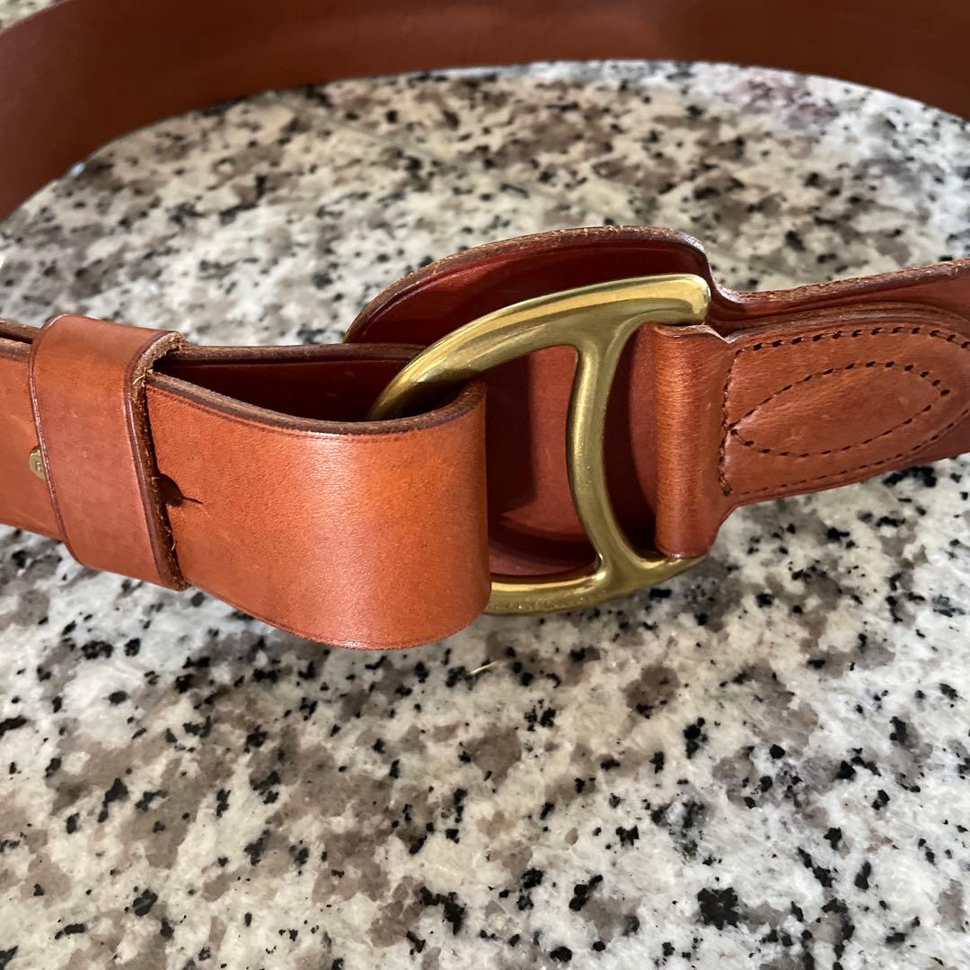 Ralph Lauren Leather D-Ring Belt ドレスベルト