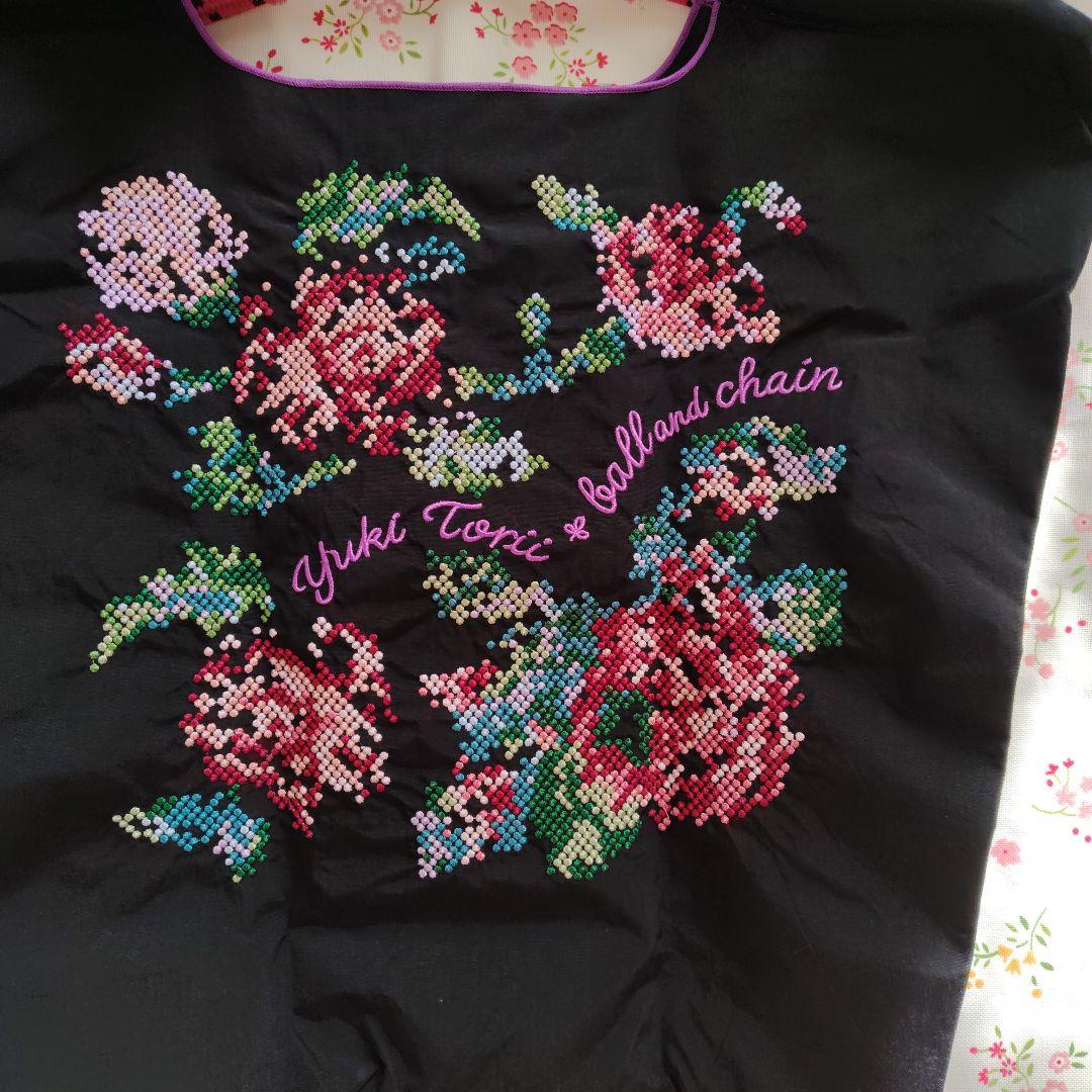 ボールアンドチェーン 刺繍　ユキトリイ　Мサイズ