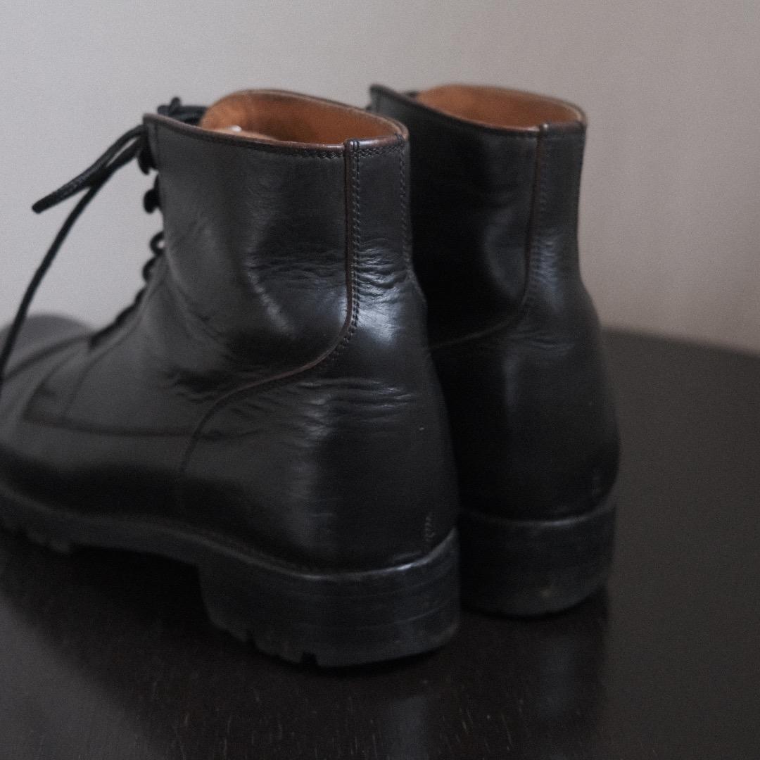 arts&science　アーツアンドサイエンス　ブーツ　黒　レザー　25.5