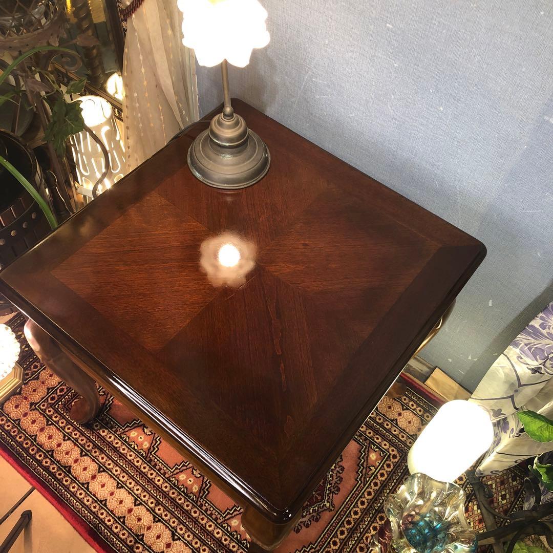 Sale 猫脚　クラシック　コンパクト　アンティーク　テーブル　引き出し付き