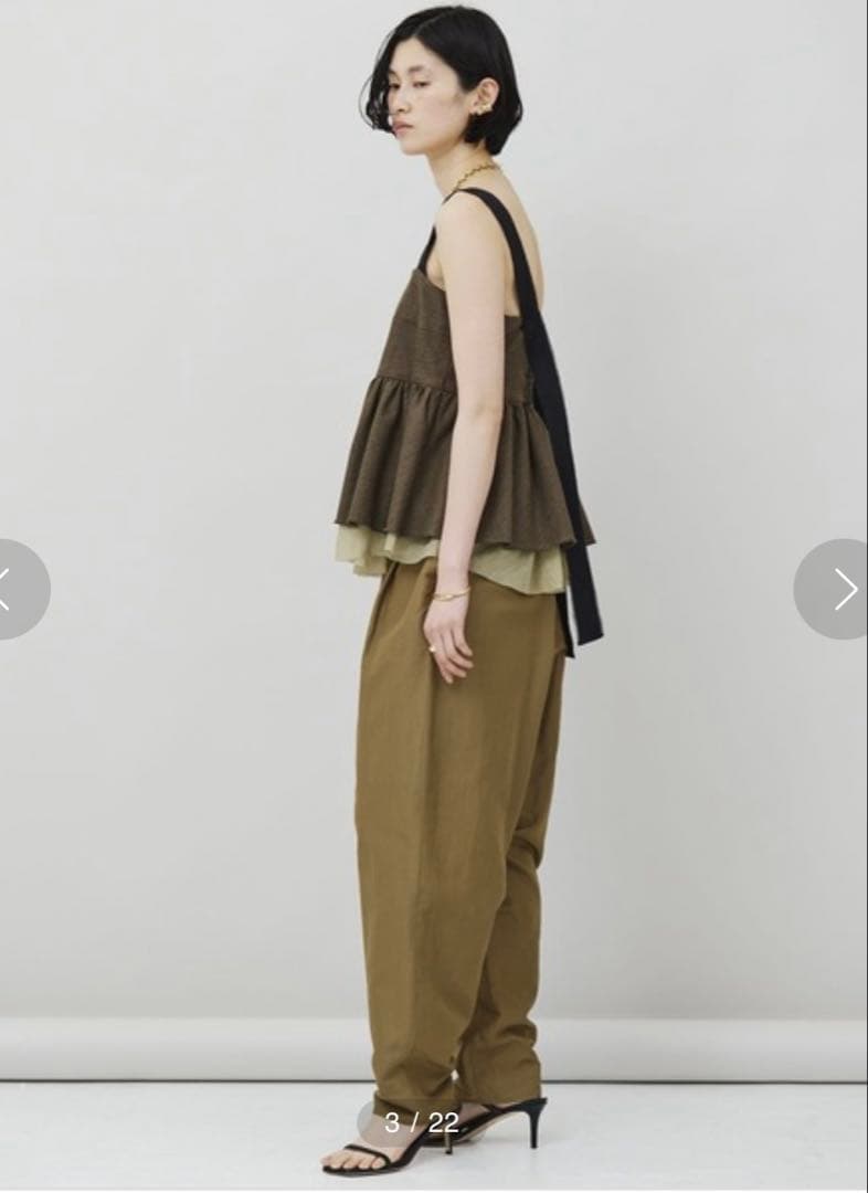 Curensology★カレンソロジー　プリペラ　ビスチェ　ブラウン