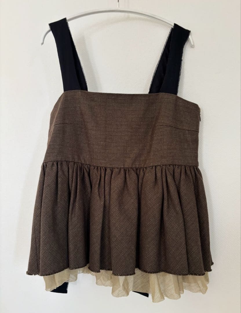 Curensology★カレンソロジー　プリペラ　ビスチェ　ブラウン