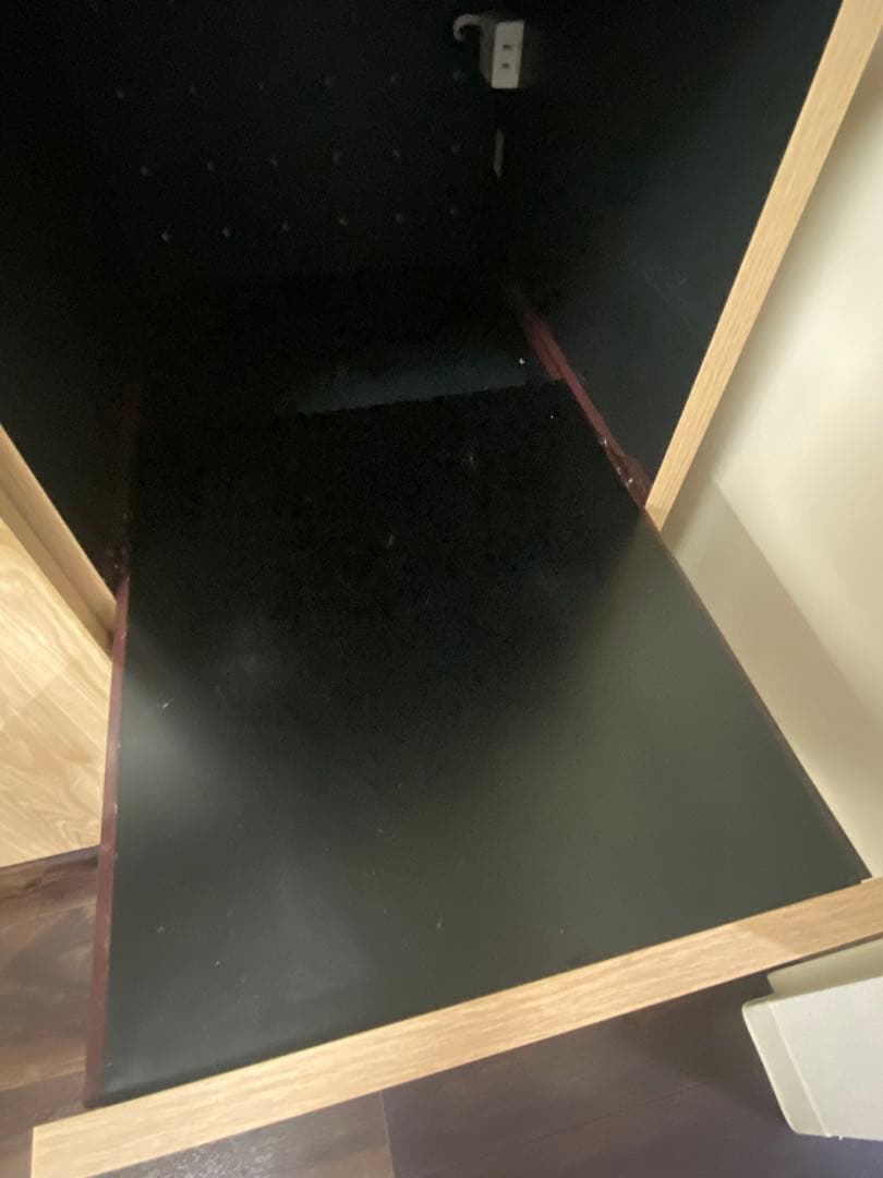 ナチュラルウッド アイアン　レンジボード　食器棚　おしゃれ