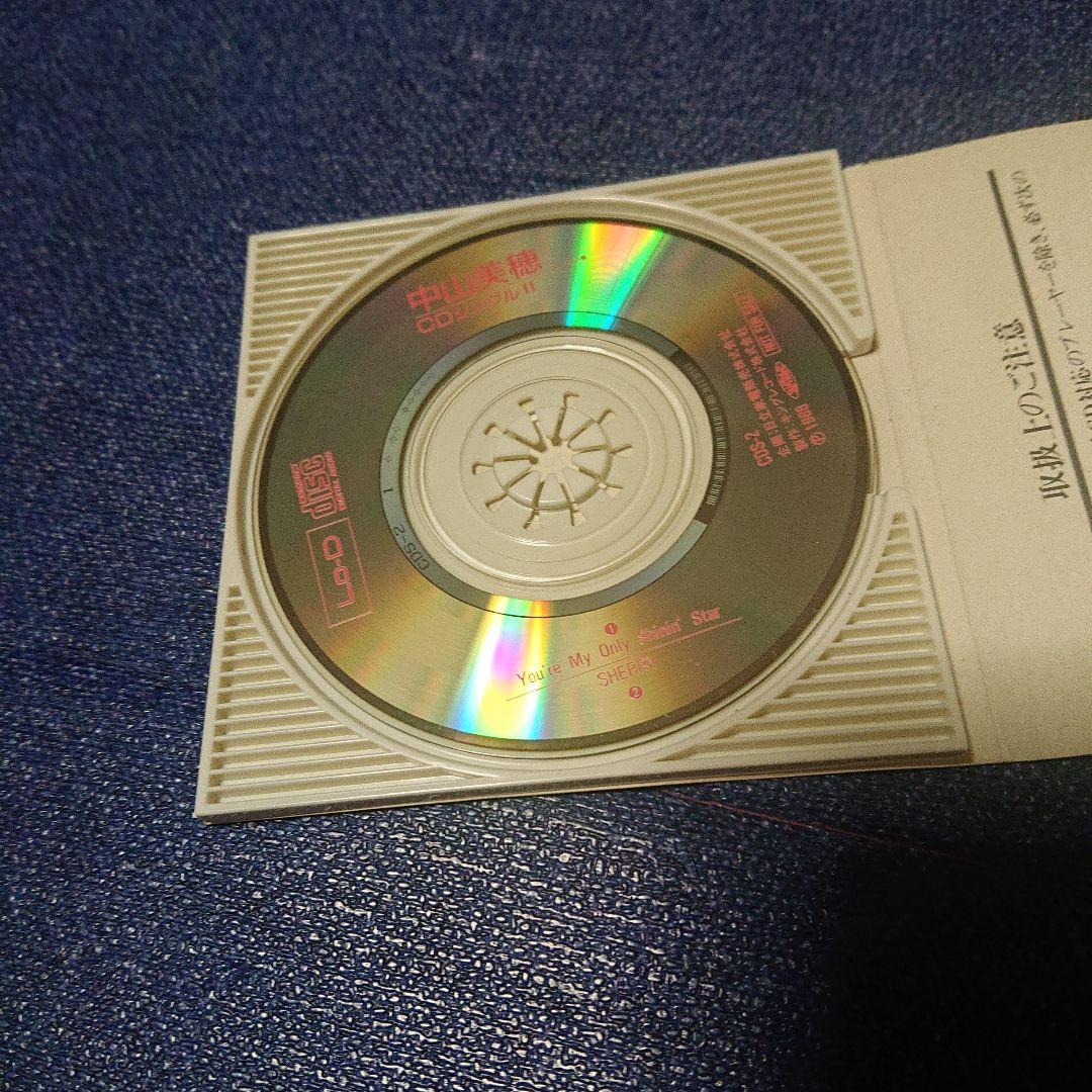 中山美穂 シングル2 非売品 8センチシングル8cm邦楽短冊　CD LOD