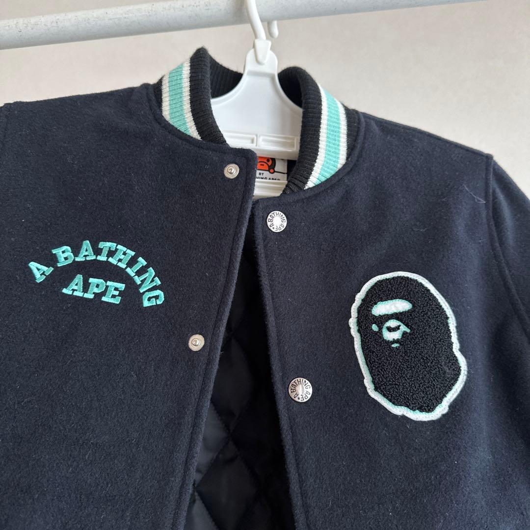 A BATHING APE スタジャン 黒 140センチ