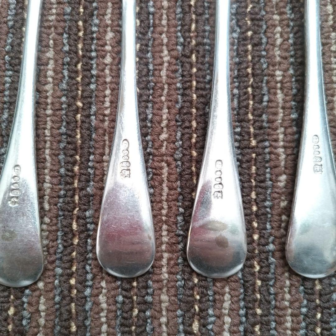 イギリス　JD&S　シルバープレート／銀メッキ　ナイフ＆フォーク　５組１０本