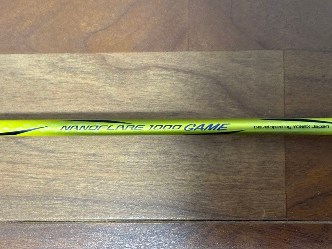 【美品】YONEX バドミントンラケット NANOFLARE 1000 GAME