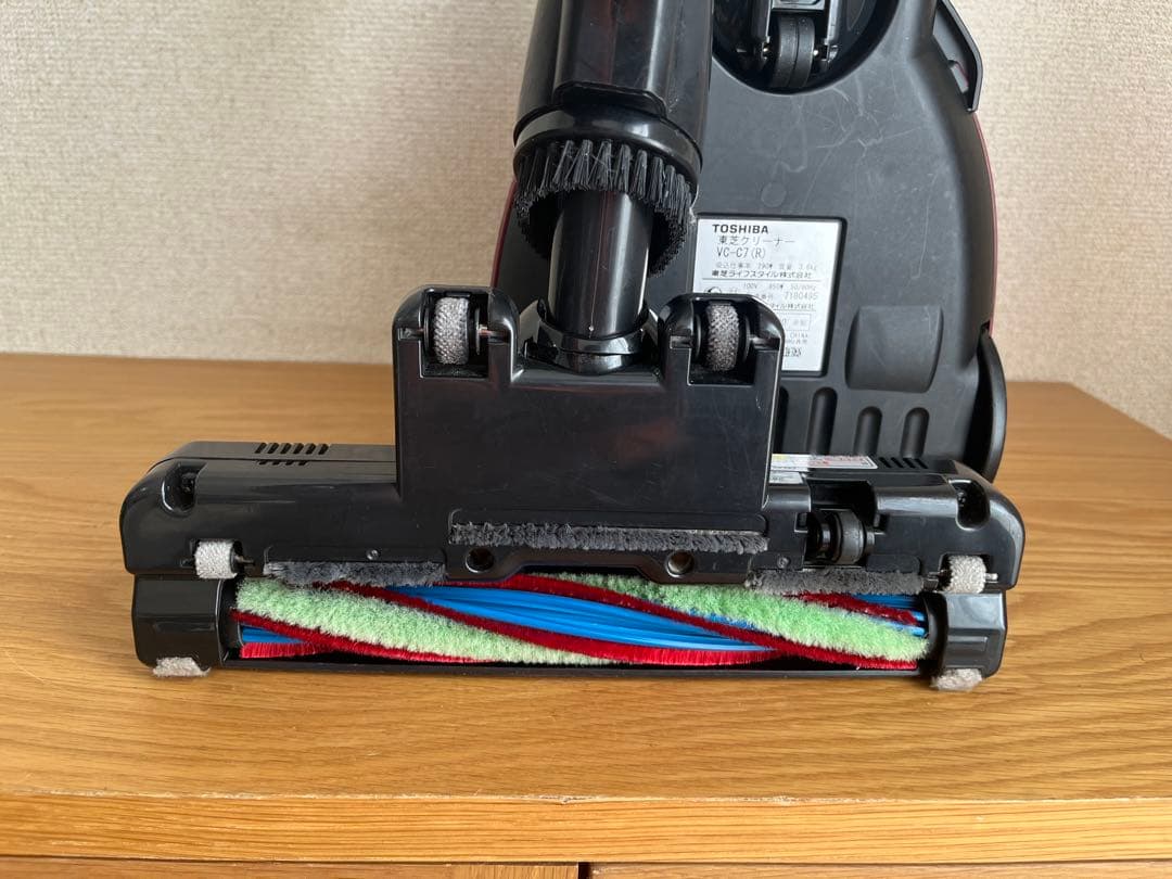 東芝 クリーナー VC-C7（R） 【消毒/清掃/動作確認済】