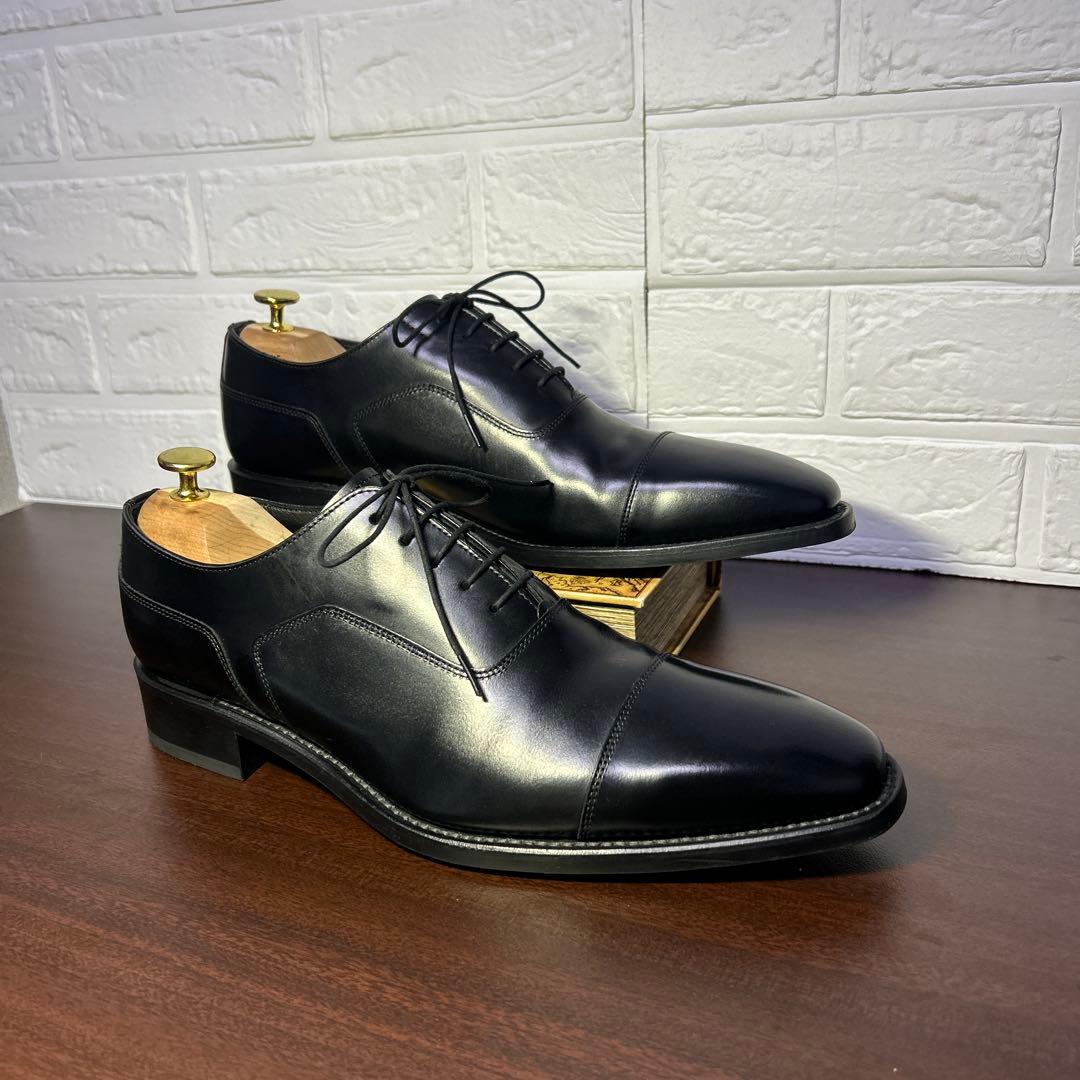 未使用級　REGAL リーガル　ストレートチップ　10GR ブラック　内羽根式