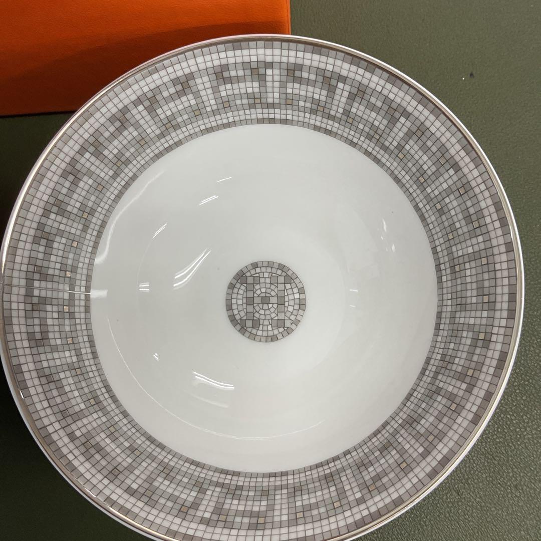 H6392 HERMES モザイク　茶碗　ボウル　2個セット