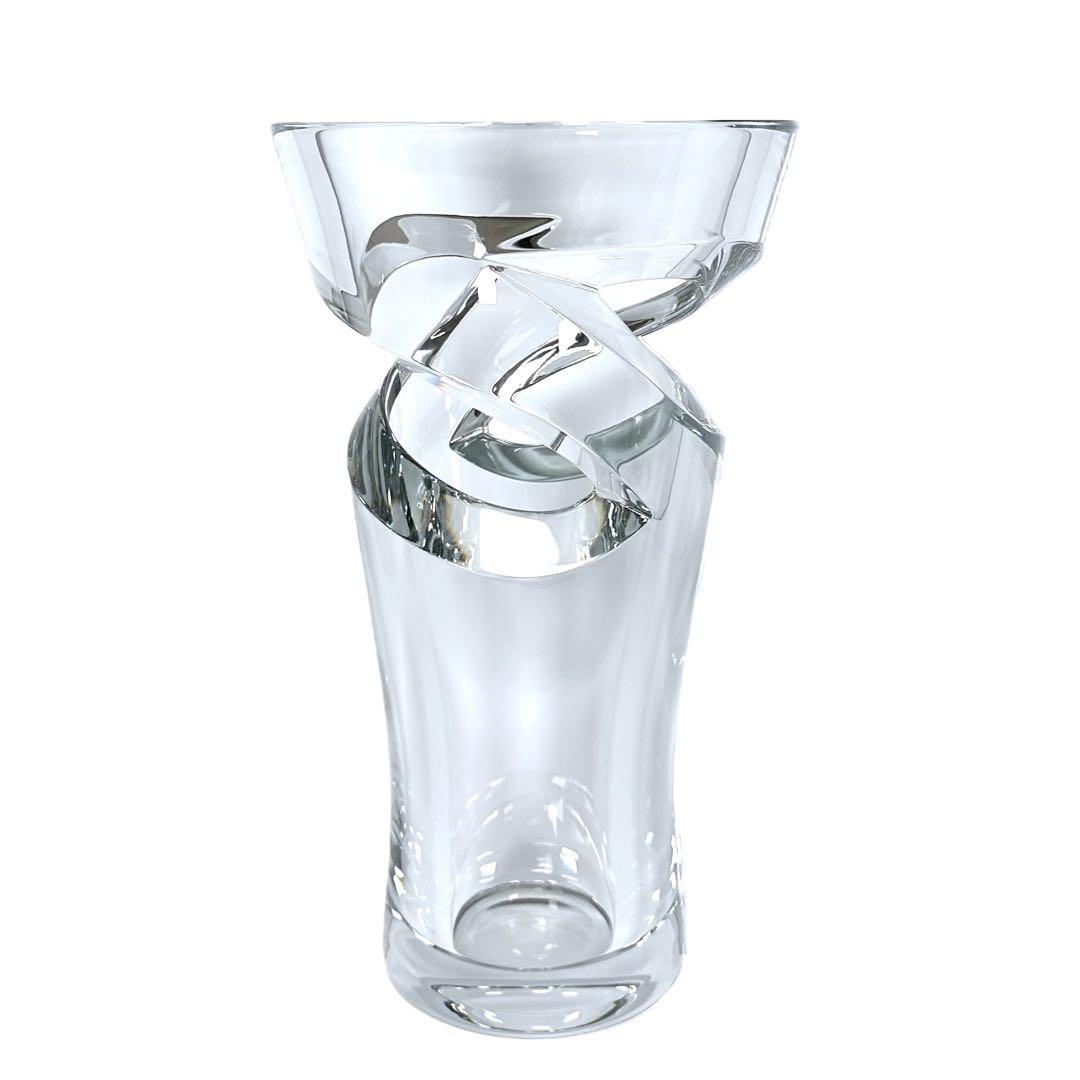 【超美品】Baccarat バカラトルネード フラワーベース L 花瓶
