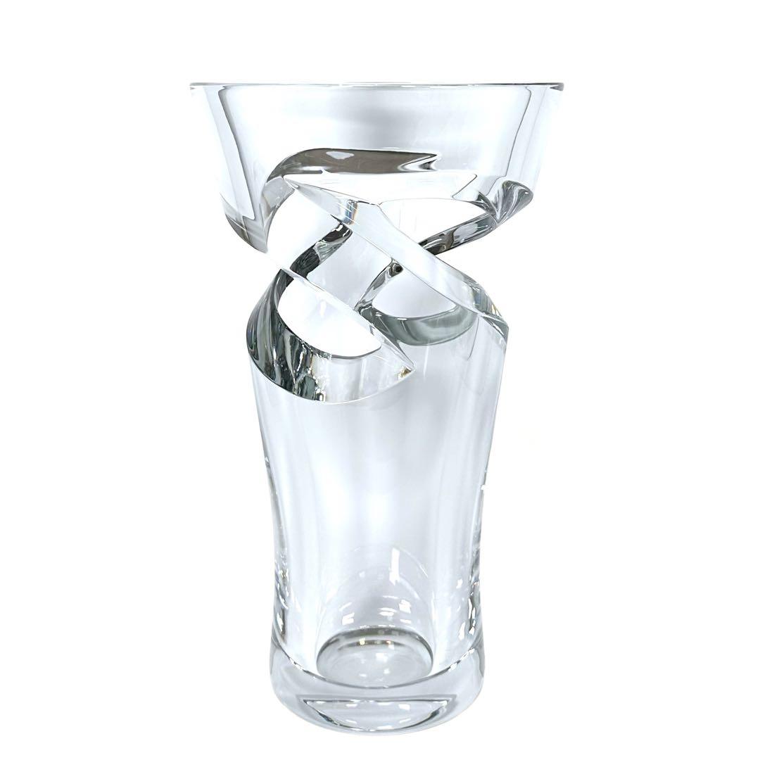 【超美品】Baccarat バカラトルネード フラワーベース L 花瓶