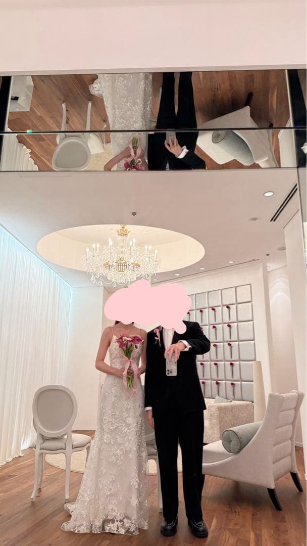 ウェディングドレス　マーメイドドレス　前撮りドレス　フォトウエディング　レース