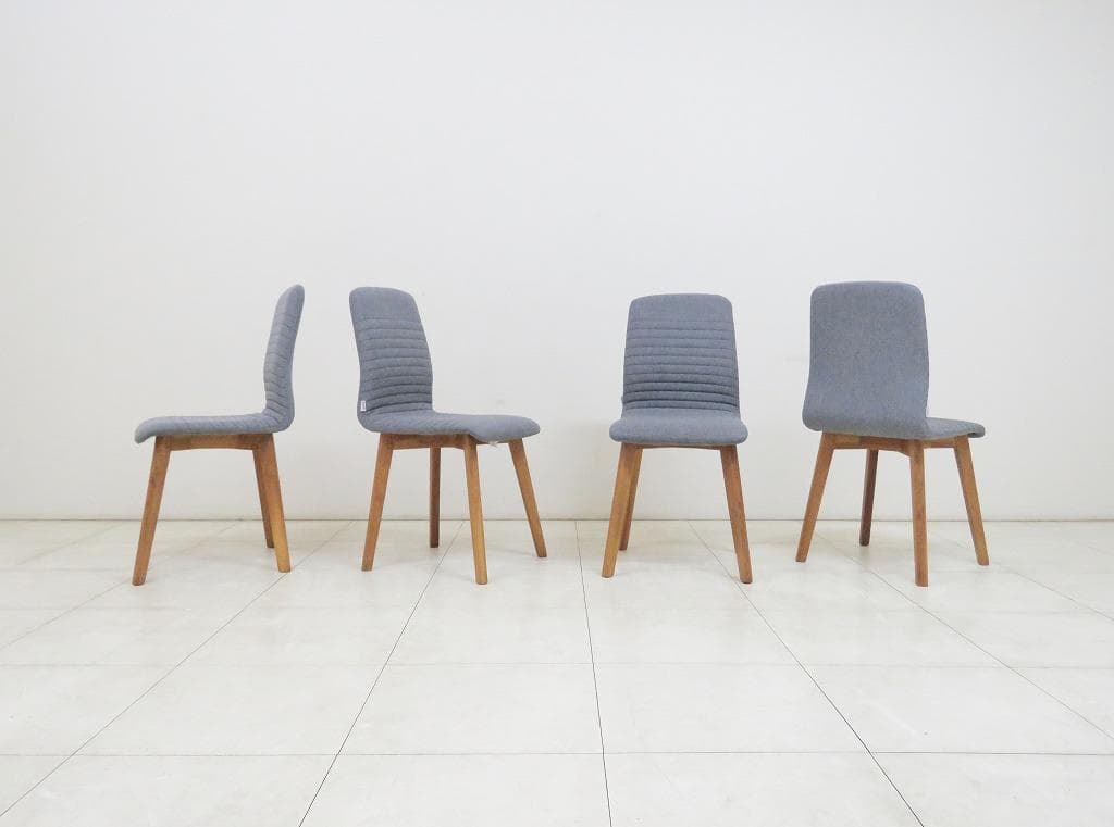 ドイツ KARE カレ ララグレー ダイニングチェア 4脚セット カフェ モダン