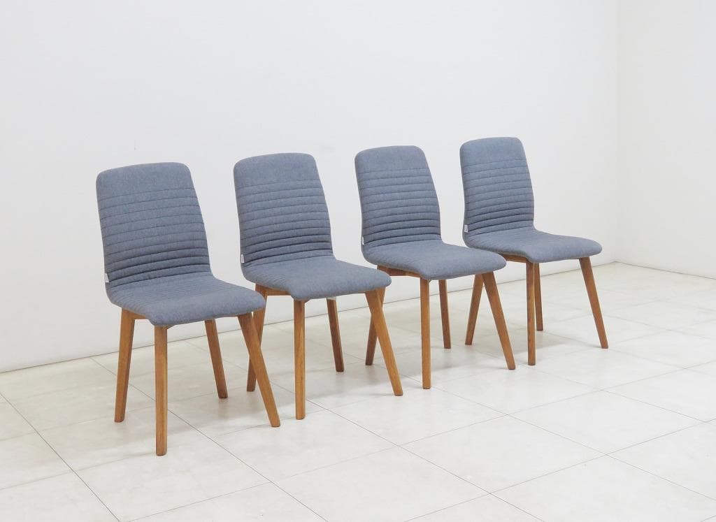 ドイツ KARE カレ ララグレー ダイニングチェア 4脚セット カフェ モダン