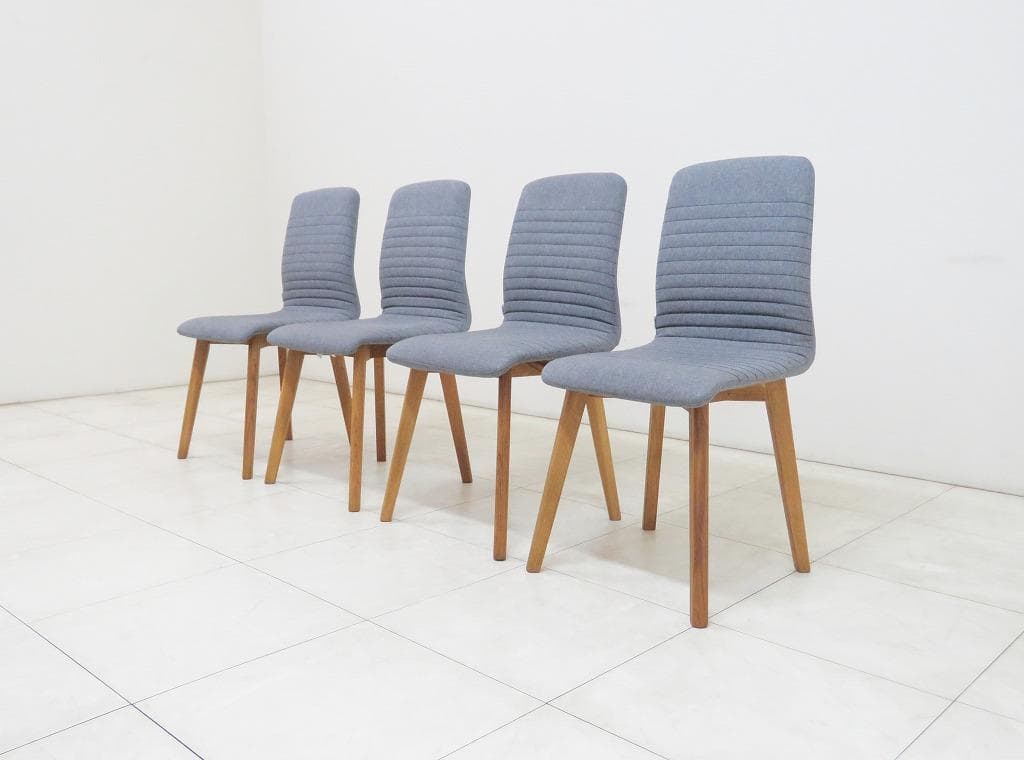 ドイツ KARE カレ ララグレー ダイニングチェア 4脚セット カフェ モダン