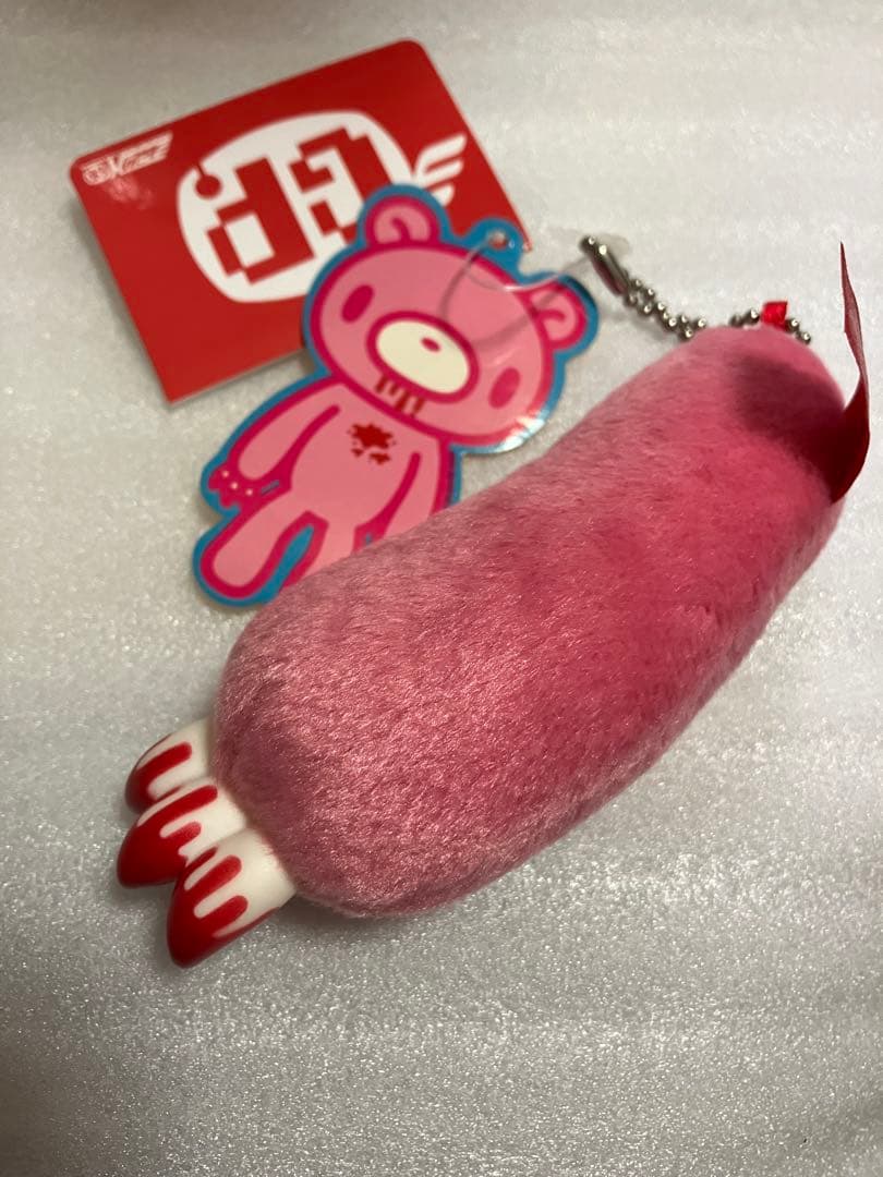 【タグ付き】チャックス GP 腕グルーミー キーホルダー／ピンク（ふつうサイズ）