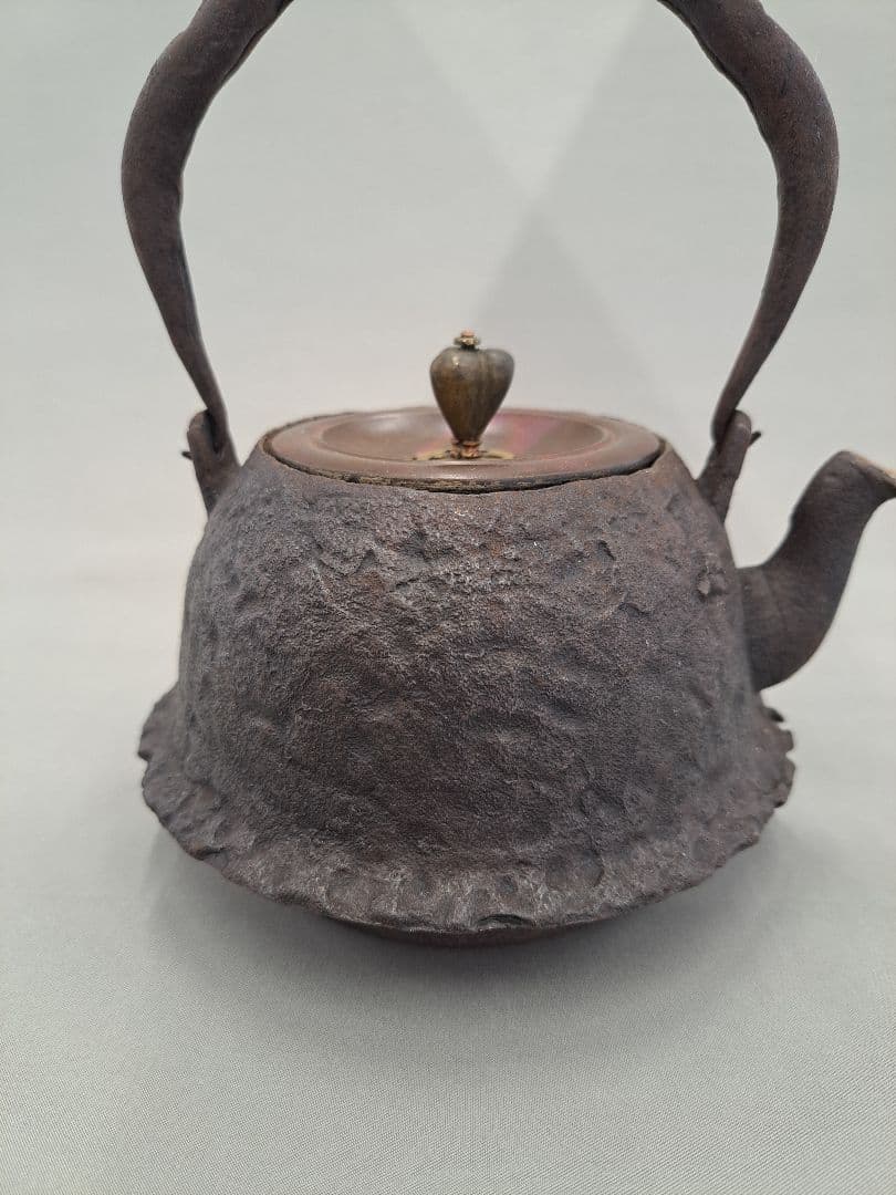 南部鉄瓶　龍文堂造　丸形　小ぶり