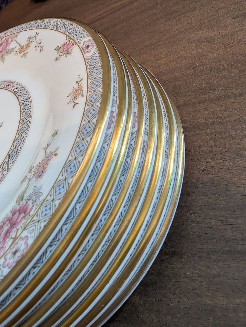 ロイヤルドルトン　カントン　20.5㎝サラダプレート♡8枚