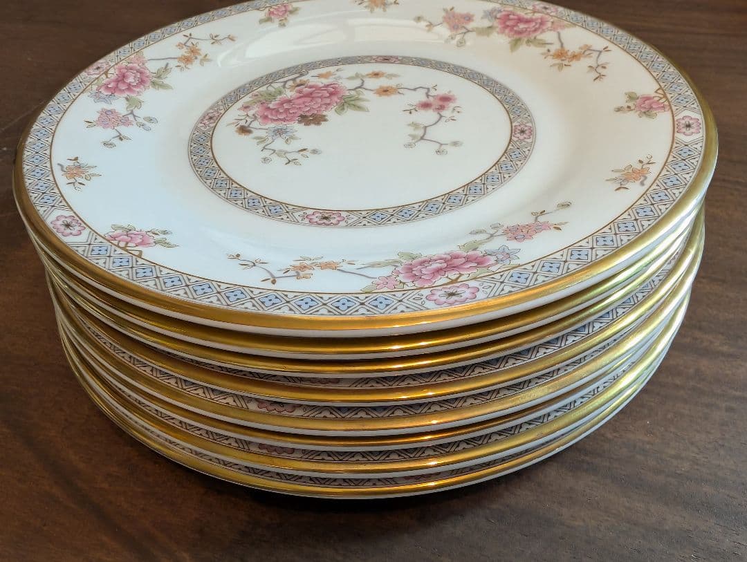 ロイヤルドルトン　カントン　20.5㎝サラダプレート♡8枚