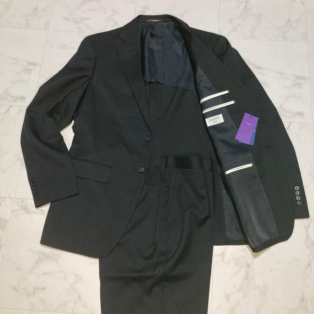 新品タグ付き！オリヒカ スーツ セットアップ 黒 ブラックフォーマル