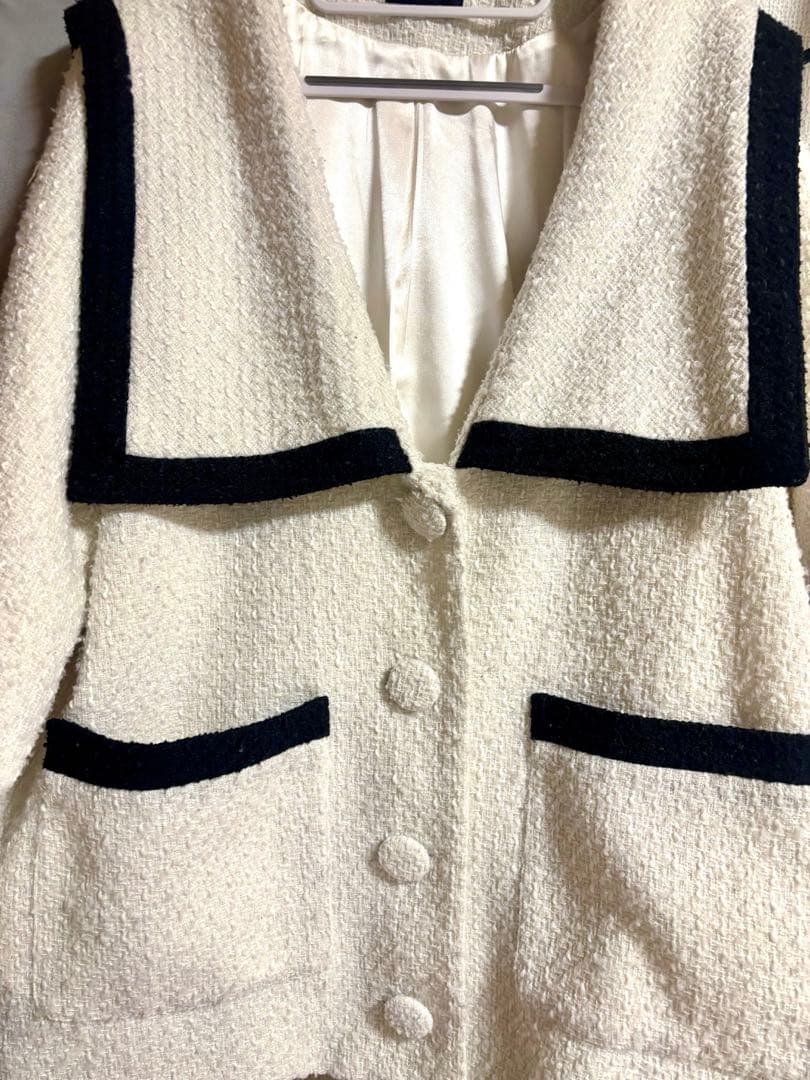 fiction tokyoセーラーツイードジャケット