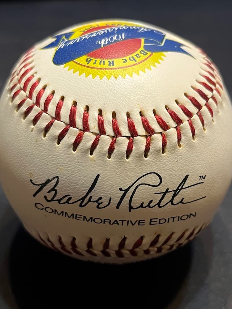 値下！デッドストック ベーブルース 生誕100年記念 ボール レプリカサイン箱付