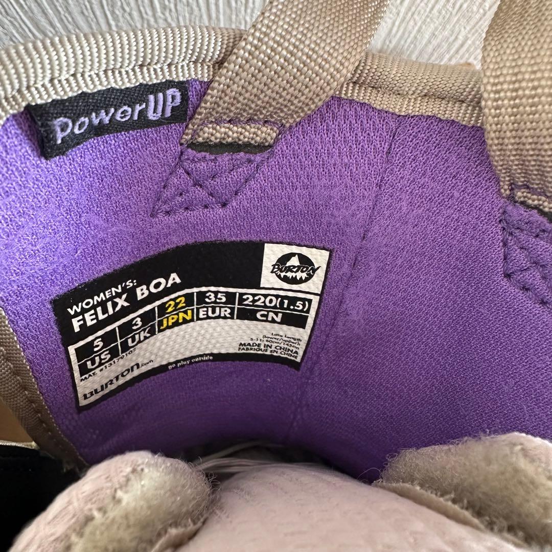 BURTON FELIX BOAスノーボードブーツ US5 22.0cm