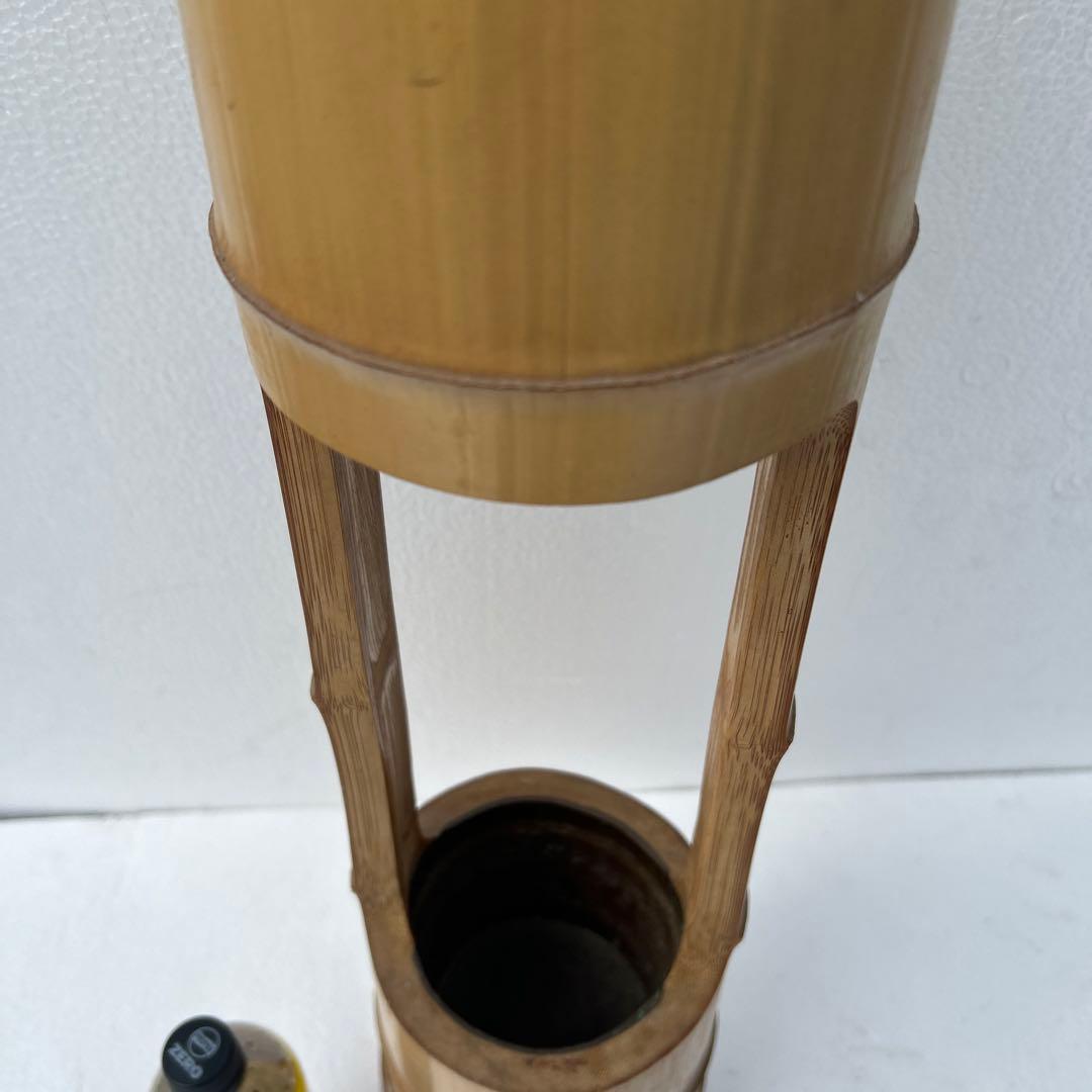 竹製円筒形装飾品 約70センチ