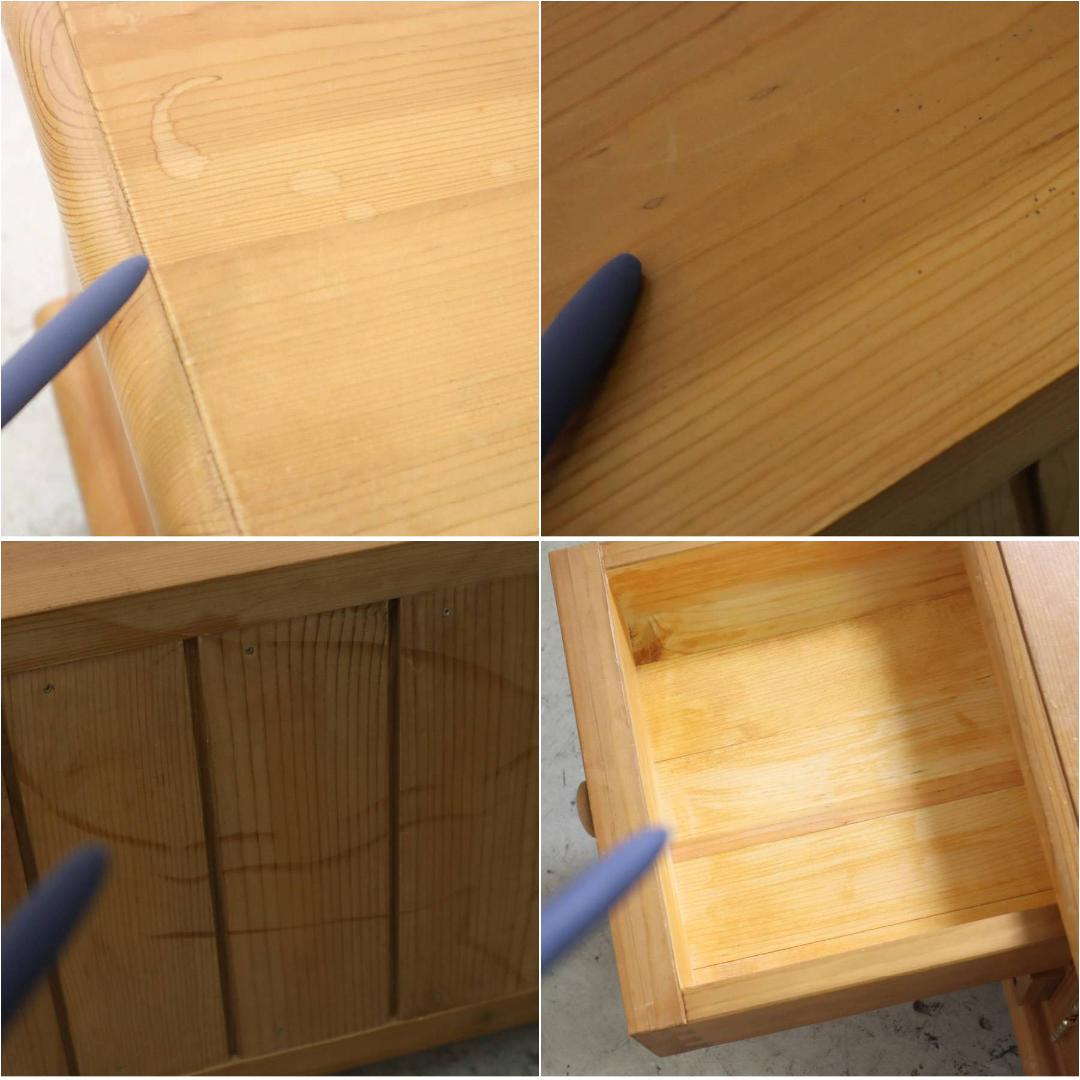 RUSTIC TWENTY SEVEN パイン材 ローボード 100cm TV台