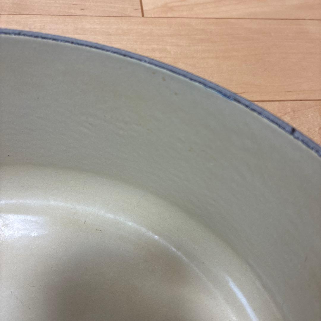 ル・クルーゼ　ココットオーバル　鍋　ブルー　23