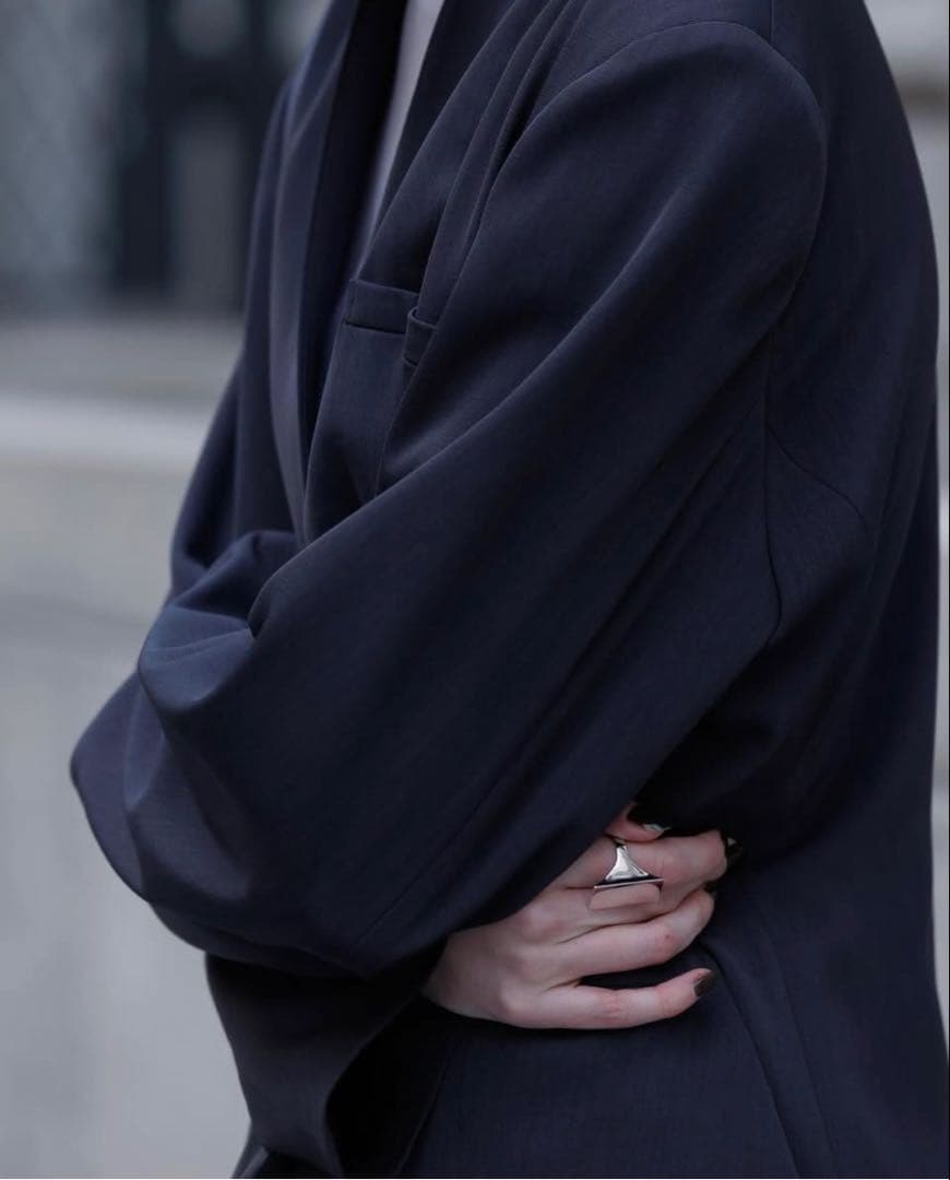 プ*k様 【新品タグ付き】digne 25ss collarless jacke