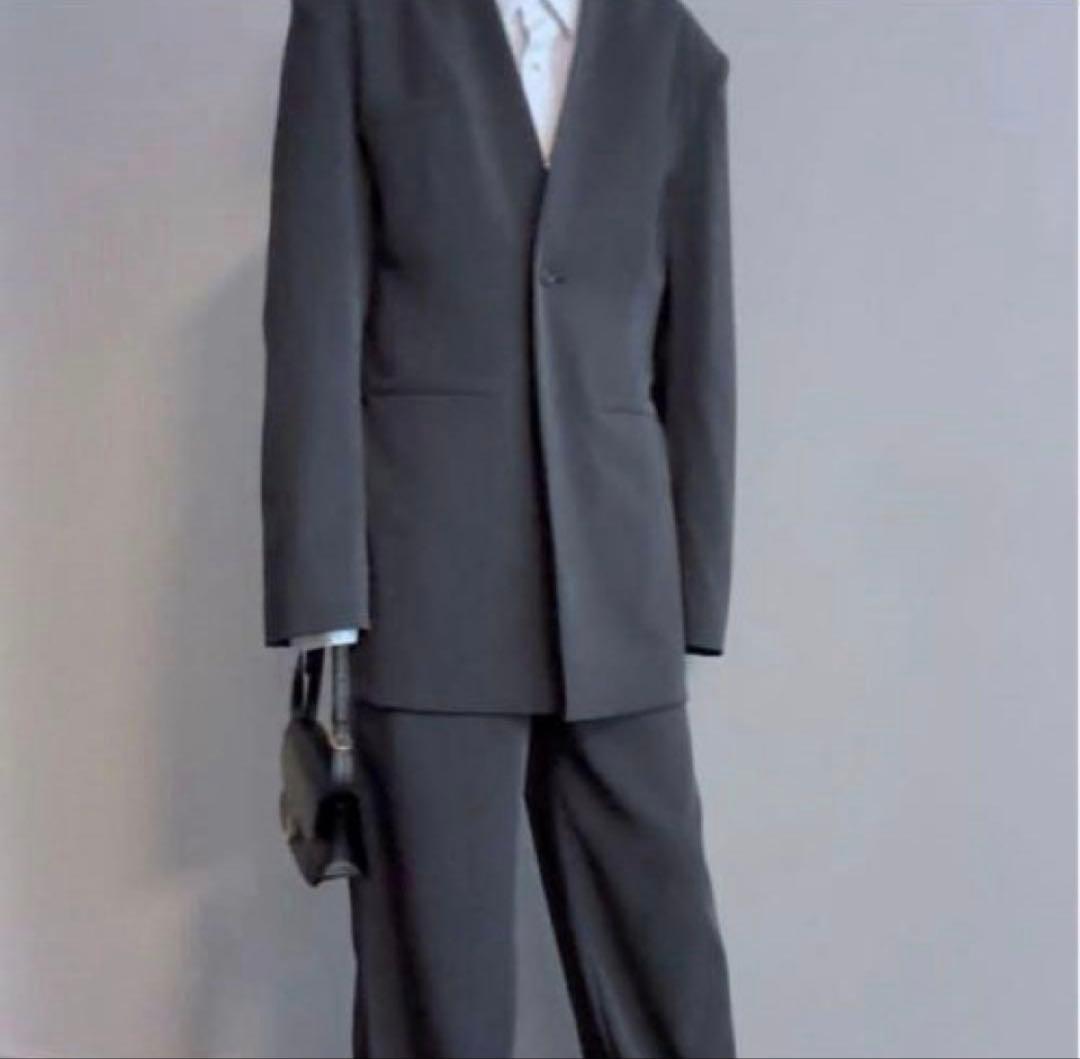 プ*k様 【新品タグ付き】digne 25ss collarless jacke