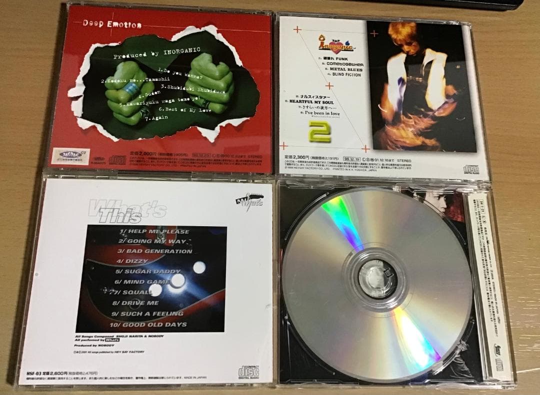 INORGANIC、What's、成田昭次　CDセット